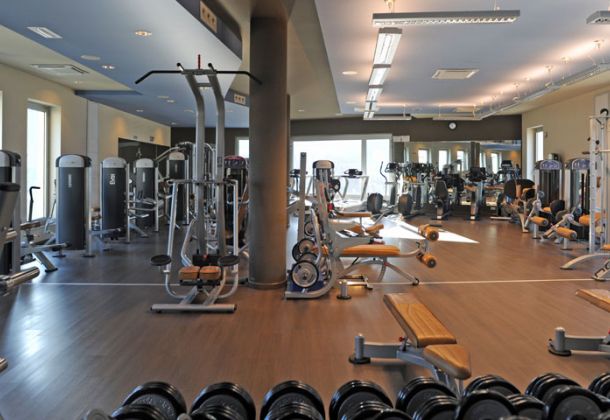 la sala attrezzi