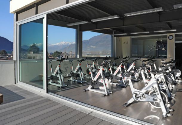 solarium e sala fuoco
